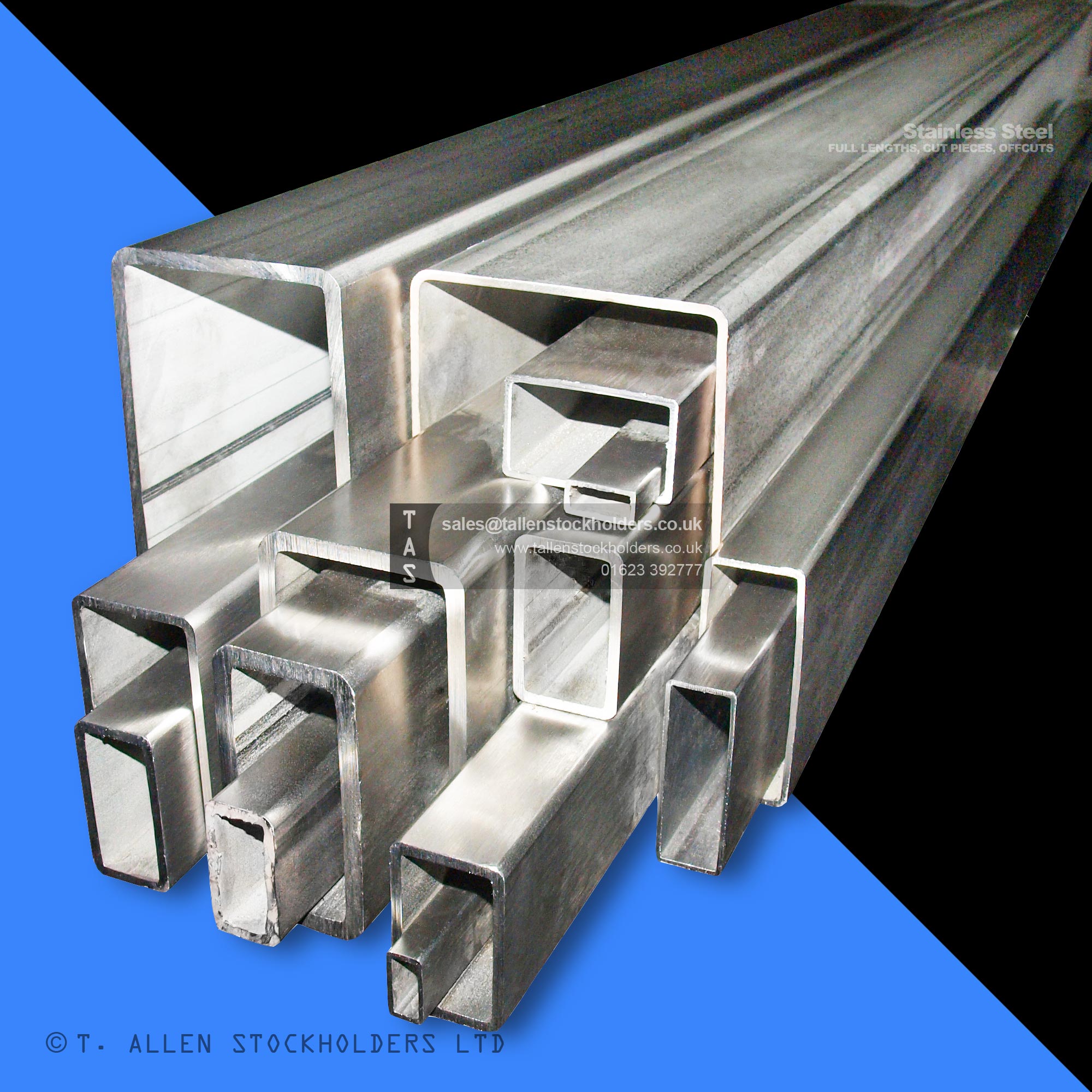 304 & 316 Stainless Steel Rectangular Box Section (RHS) – Stainless Tube for Fabrication